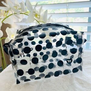 PINK Victoria’s Secret Polka Dot Cosmetic Makeup Bag Travel‎ Case